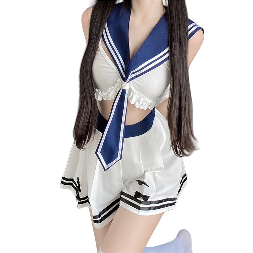 8803 Japanese Anime Schoolgirl Outfit , Sexy Cosplay schoolgirl suit Sailor